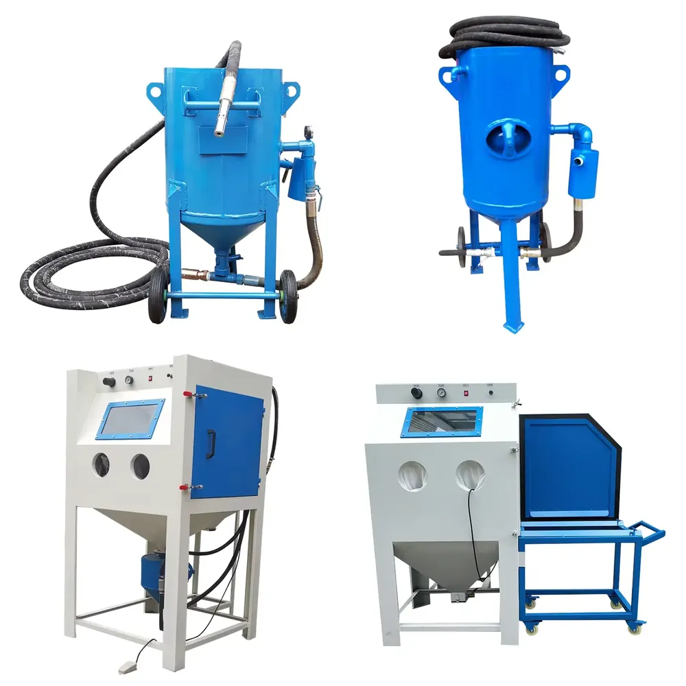 Sandblaster Cabinet - Портативный мини-универсальный пескоструйный аппарат для сухой/влажной