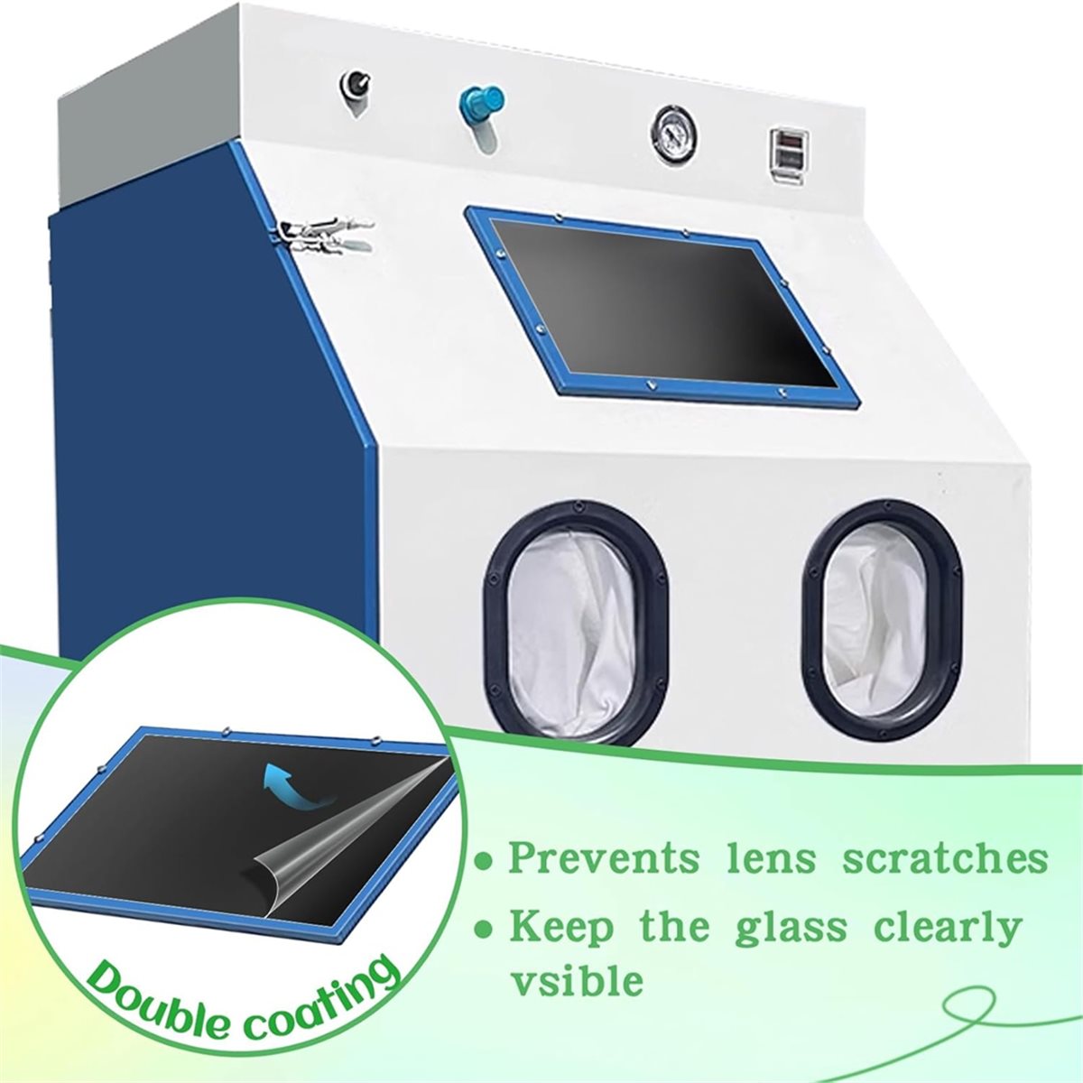 Sandblaster Cabinet - Новинка 2026 года: 10 шт. защитных