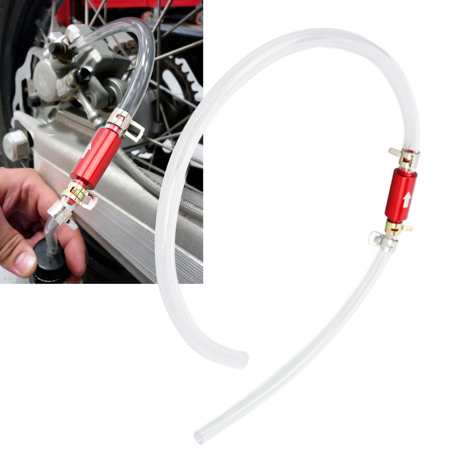 Brake Bleeder Kit - 2 шт., шланг для прокачки тормозов,