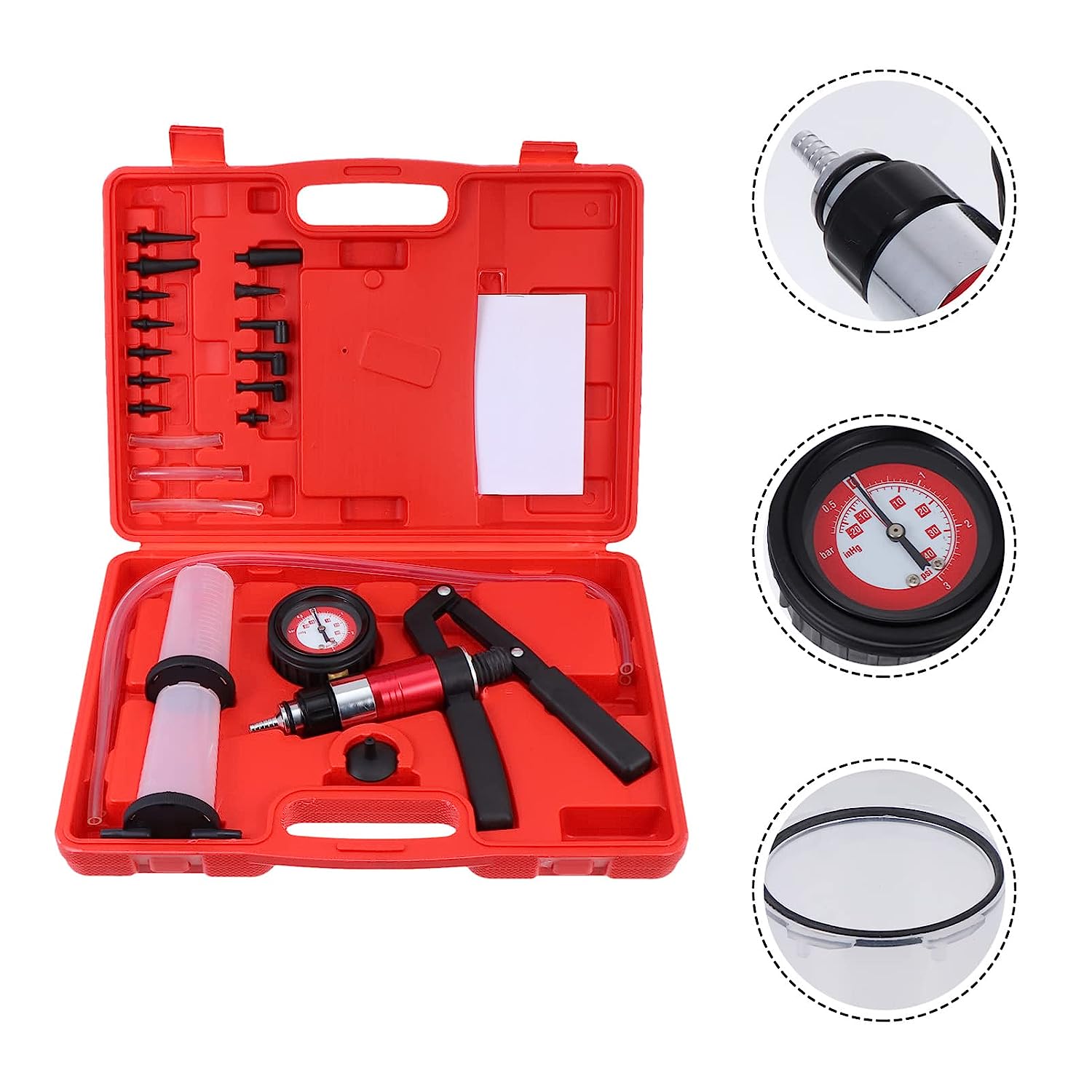 21 шт., ручной вакуумный писто – обзор и цена Brake Bleeder Kit