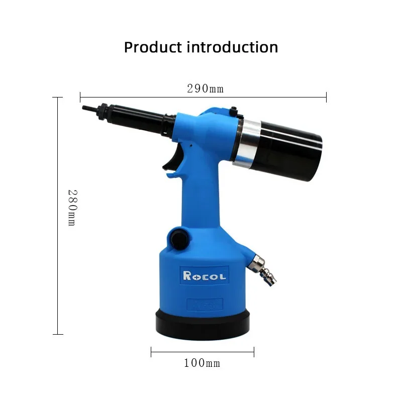 Промышленный пистолет для закл – обзор и цена Rivet Gun Air