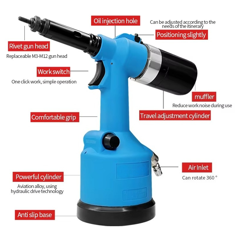 Пневматический заклепочник для – обзор и цена Rivet Gun Air